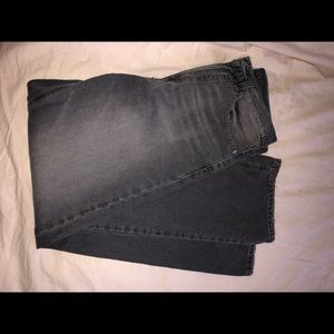 Washed black jeans